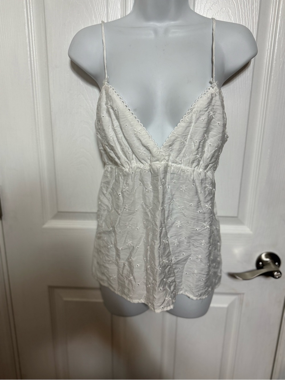 Liberty Love White Eyelet Camisole